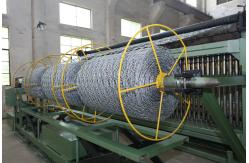 China Automatic Gabion Wire Netting Machine Width 4300mm PLC Control 22kw supplier