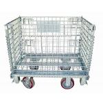 Durable Mesh 50 x 50 Folding Wire Container 48x40x42 Loading 600 kg for sale