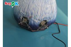China Outdoor Advertising Led 1m Large Inflable Mushroom For Easter supplier