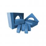 CertiPur-US 14 Cushions Foam Modular Kids Play Sofa Indestructible Toy