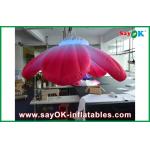 1.5m Pink Hanging Inflatable LED Flower Inflatable Lighting For Party for sale