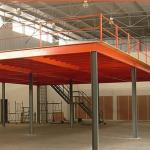 Prefab Modular Metal Mezzanine Platform Customized Warehouse Steel Mezzanine Floor System