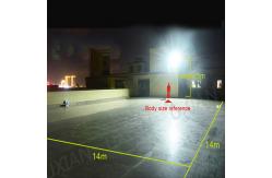 China 200W Power Solar Billboard Light Security Flood Lights 8800L Stainless Steel supplier