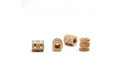 China M3-M12 Brass Knurled Nut Through Hole Inlaid Injection Knurled Copper Nuts supplier