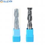 1/4 Carbide CNC Router Bits / 2 Flute End Mill Tools 25mm For Wood Working for sale