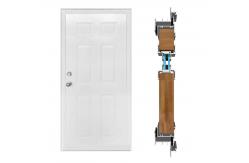 China Right Outswing Exterior Casement Window Door Aluminium Steel Frame supplier