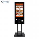 ODM Self Service Payment Kiosk Touchscreen Fast Food Kiosk Ordering TUV for sale