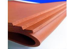 China Soft Insulation Silicone Sponge Sheet No Poison And High Temperature Protective supplier