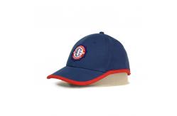 China Customizable Blue Embroidered Baseball Caps Sports Caps With Embroidered Patch supplier