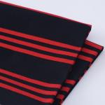 Breathable And Comfortable And Fashionable Healthy Striped Knit Fabric For T-Shirt for sale