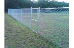 China Hot Dipped Galvanized 5 Ft Chain Link Fence Diamond Mesh Wire Fence supplier