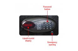 China Solid Steel Electronic Digital Lock Hotel Safe Box For Security supplier