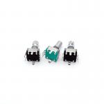 11mm Continuous Rotary Switch 300V AC Rotary Knob With Push Button 360 Degrees