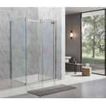 8mm Glass Corner Shower Enclosure 1-1.2mm Alum Frame With Chrome for sale
