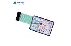 China PET Flat Membrane Switch , Matrix Electronic Membrane Keypad Panel supplier