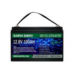 SUNPOK LiFePo4 Portable Deep Cycle Battery Pack Power Station 12V 24V 100ah for sale