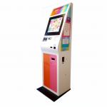 Outdoor Self Service Parking Payment Kiosk With Voucher Printer Ticket Vending