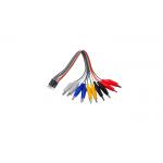 Electric Test Lead 20cm 10pin Electrical Jumper Wire Female With Crocodile Clip