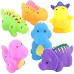 Soft Floating Dinosaur Rubber Bath Toys Phthalate Free For Tub / Pool / Beach for sale