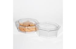 China Plastic PET Food Grade Container Packaging Boxes With Lid supplier