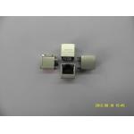 Right Angle single port RJ45 shielded connector without transformer , with Led RJ45 15.75mm for sale