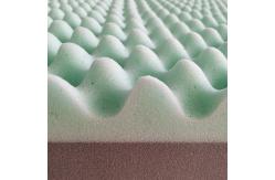 China 4 Inch Egg Crate Infused And Charcoal Memory Foam Topper Double Layer supplier
