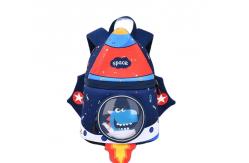 China Rocket Shape SBR Children Backpack 3D Neoprene Education Bag 31 * 24 * 15 Cm supplier