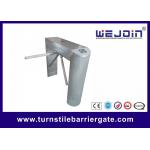 Waist High Rfid Turnstile Barrier Gate , Access Control Motorized Tripod Access System for sale