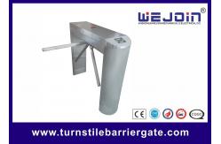 China Waist High Rfid Turnstile Barrier Gate , Access Control Motorized Tripod Access System supplier