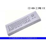 66 Keys Waterproof Industrial Desktop Keyboard With Aluminum Alloy Back Panel for sale