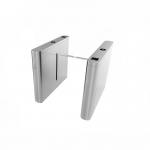 SS304 Drop Arm Turnstile Infrared Sensor Public Door Access Control System for sale