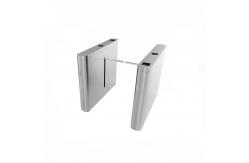 China SS304 Drop Arm Turnstile Infrared Sensor Public Door Access Control System supplier