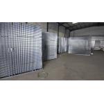 4 Openning Black Galvanized Welded Wire Mesh Panel  Non Rusting