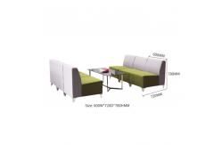 China 23.6 Inch Office Furniture Sofa Combinable Modern Office Couch For Lobby supplier
