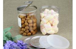 China Standard Clear Plastic Cylinder , Eco-friendly Aluminum Easy Open Jars supplier