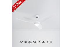 China White Modern ABS Quiet Ceiling Fan , DC LED Ceiling Fan With Remote Control supplier