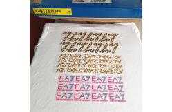 China Custom Silicone Iron Press Printed Labels Heat Transfer Label Heat Transfer Vinyl supplier