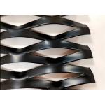 Black Color Different Hole Shape Expanded Metal Mesh For Decoration for sale