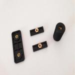 Copper Nut Insert Black ABS Plastic Injection Molding Texture Surface for sale