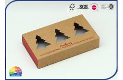 China Drawer Sliding Printed 350gsm Kraft Paper Box Matte Lamination supplier