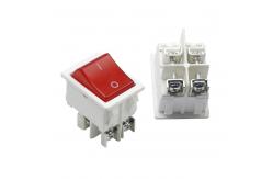China Screw Terminal KCD4 16A Rocker Switch 250V T125 With 32*25mm Dimension supplier