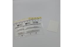China Lab Use Side Gusset Clear Plastic Specimen Biohazard Bags 2 Walls Eco Friendly supplier