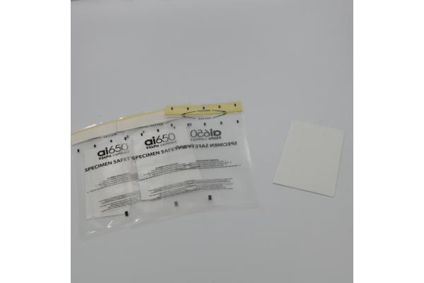 Lab Use Side Gusset Clear Plastic Specimen Biohazard Bags 2 Walls Eco Friendly