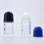 Glass Essential Oil Roll On Bottle 1.7 Oz With Plastic Roller for sale