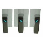 304 Stainless Steel Access Control Turnstiles / Turn Style Gate 1.2mm Thickness for sale