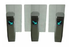 China 304 Stainless Steel Access Control Turnstiles / Turn Style Gate 1.2mm Thickness supplier
