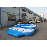 Entermainment 6 Person Inflatable Floating Island , Inflatable Shock Rocker