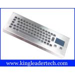 64 Keys Industrial Desktop Keyboard , Metal Keyboard With Touchpad