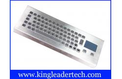 China 64 Keys Industrial Desktop Keyboard , Metal Keyboard With Touchpad supplier