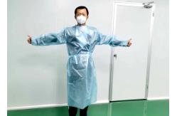 China Breathable Disposable Isolation Clothes Non Woven Fabric Conservation From Harmful Particles supplier